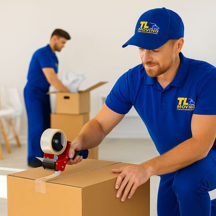 We pack it, label it, and unpack it. Professional materials and expert care included.