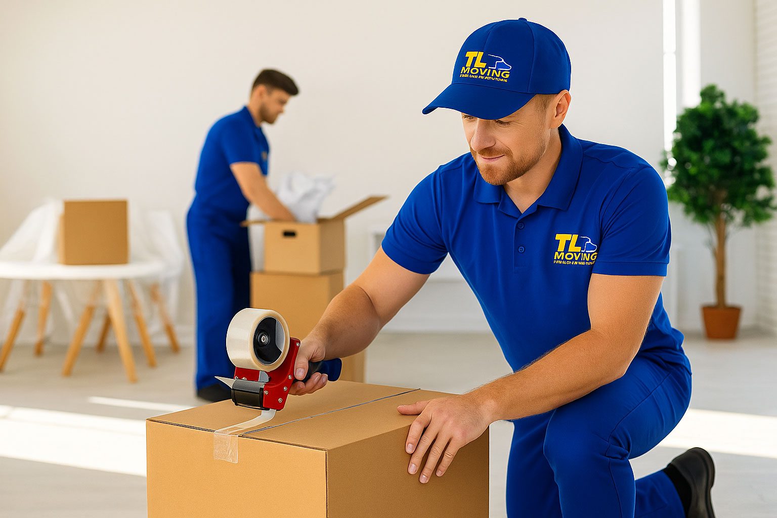 We pack it, label it, and unpack it. Professional materials and expert care included.
